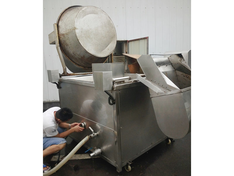 花生米全自動(dòng)油炸機(jī)