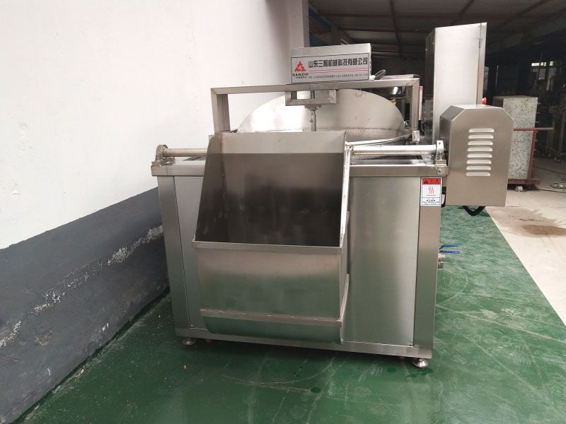 魚豆腐全自動(dòng)油炸機(jī)